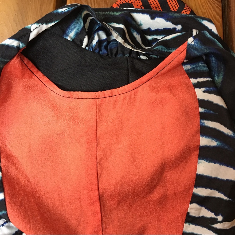 2/$20 Paper Doll Lined Safari Print Dress - Picture 8 of 8